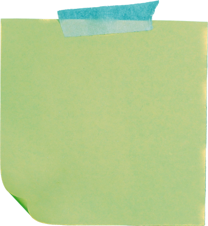 Yellow Post It Note
